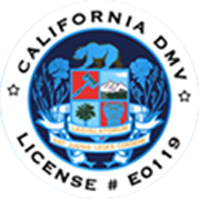 california dmv license e0119 logo